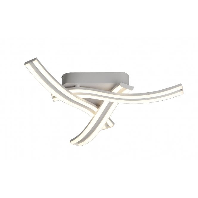 JENSON Modern Flush LED Ceiling Light | White