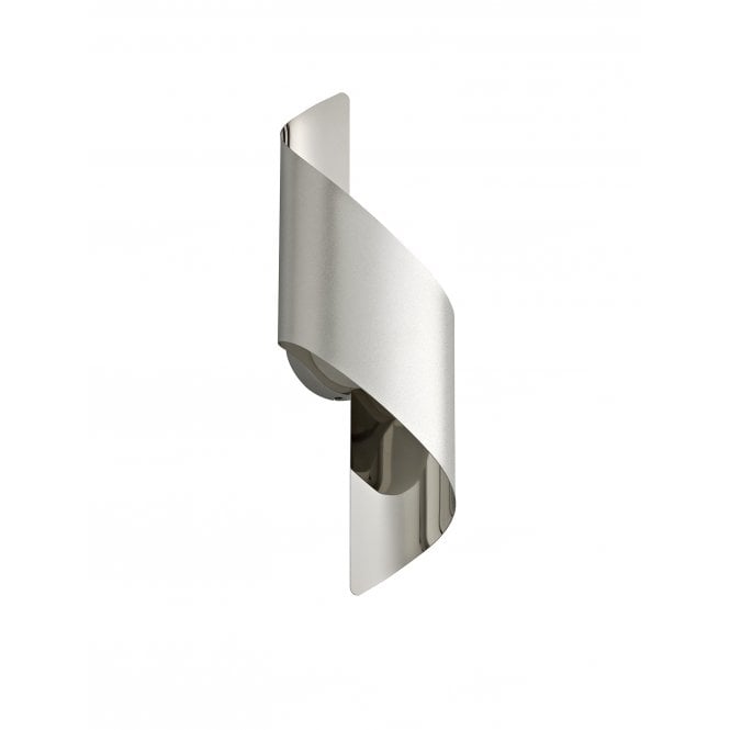 KAYLA Wall Light | Silver & Polished Chrome Small