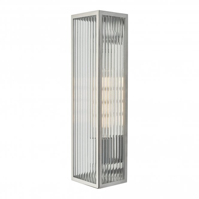 KEEGAN 1 Light Wall Light Polished Stainless Steel IP44