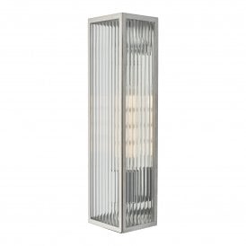 KEEGAN 1 Light Wall Light Polished Stainless Steel IP44