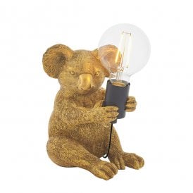 KEITH Vintage Gold Koala Table Light
