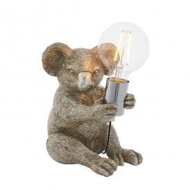 KEITH Vintage Silver Koala Table Light