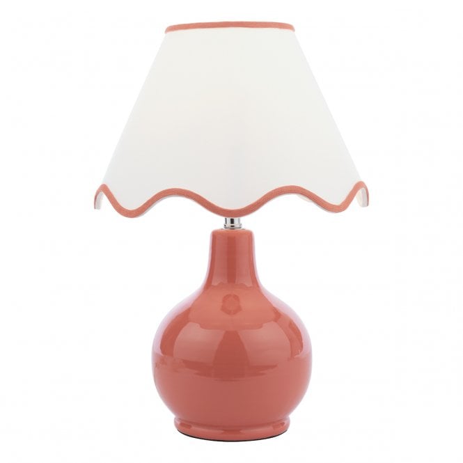  Bramhope Table Lamp Terracotta With Shade