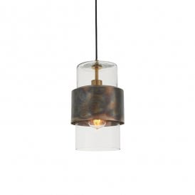 LENKER Bronze Patina Pendant
