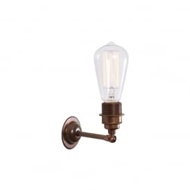 LOME Vintage Minimalist Wall Light Antique Brass