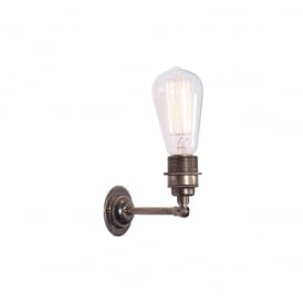 LOME Vintage Minimalist Wall Light Antique Silver