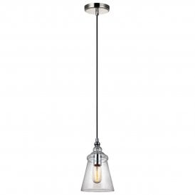 LORAS 1 Light Mini Pendant in Chrome