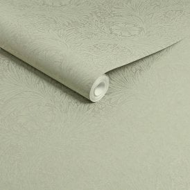 Marigold Fibrous Sage  Green Wallpaper