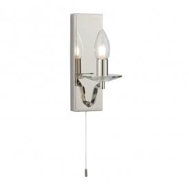MIA Rectangular Crystal Pan Wall Light