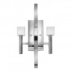 MONDO 2 Light Wall Light in Polished Chrome