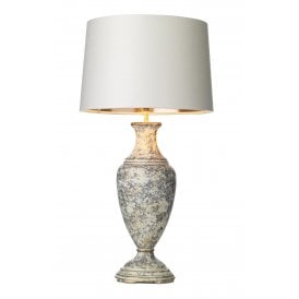NOBLE Table Lamp | Hand Painted Cream & Gold