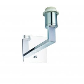 Norton Square Wall Light | Chrome Finish