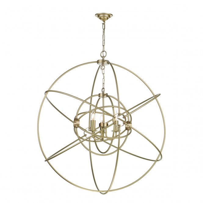 ORB 3 Light Large Pendant Butter Brass