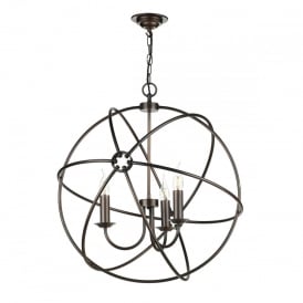 ORB 3 Light Pendant Antique Copper