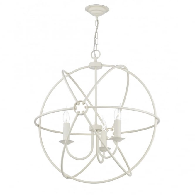 ORB cream gyroscope ceiling pendant