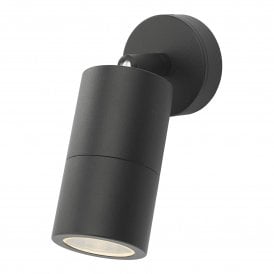 ORTEGA 1 Light Outdoor Wall Light Black IP65