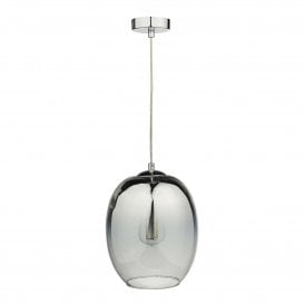 PATRICE Silver Glass Ombre Pendant