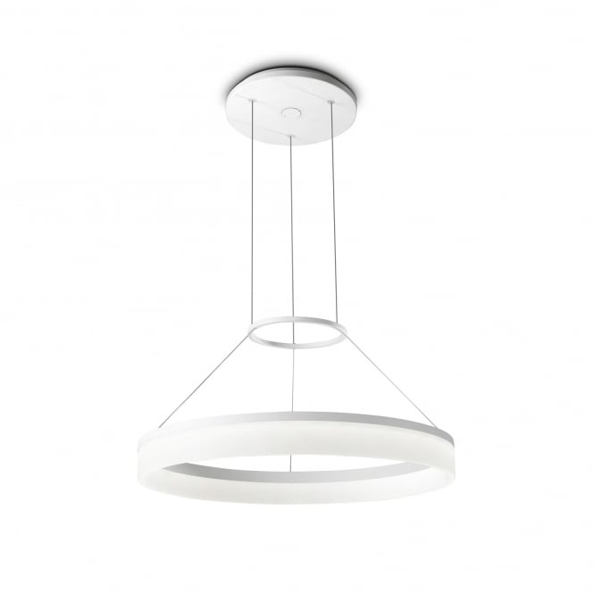PENDANT CIRC 358 x LED REFOND 22W MATT WHITE