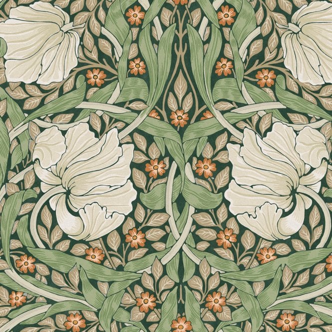 Pimpernel Green Green Wallpaper
