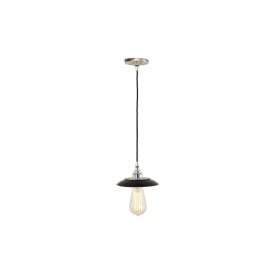 REZNOR Industrial Pendant Light in Powder Coated Black