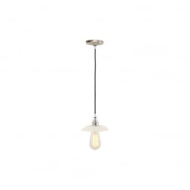 REZNOR Industrial Pendant Light in Powder Coated White
