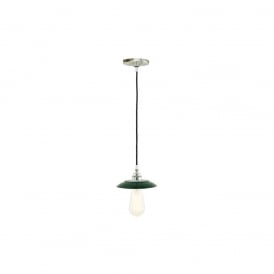 REZNOR Industrial Pendant Light Powder Coated Racing Green