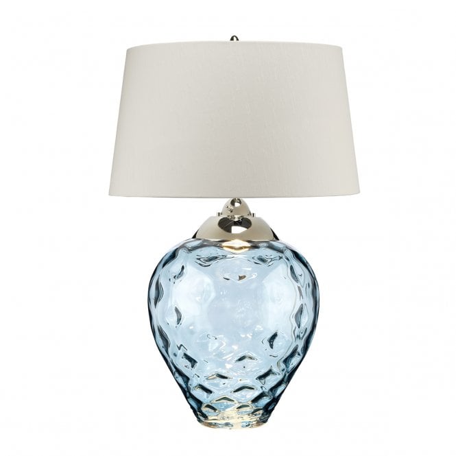 SAMARA Large Table Lamp in Light Blue