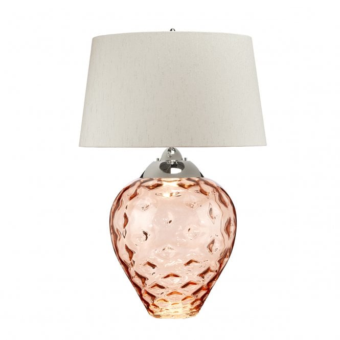 SAMARA Large Table Lamp in Salmon