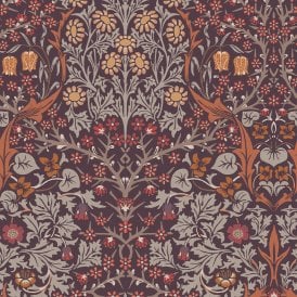 SAMPLE - Blackthorn Plum Purple Wallpaper