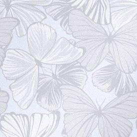 SAMPLE - BUTTERFLY Garden Silver White, Sugared Grey, Dark Sugared Grey