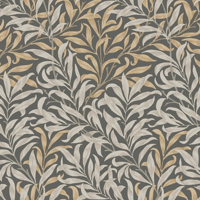SAMPLE - Willow Bough Charcoal Grey Wallpaper