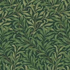 SAMPLE - Willow Bough Deep Green Green Wallpaper