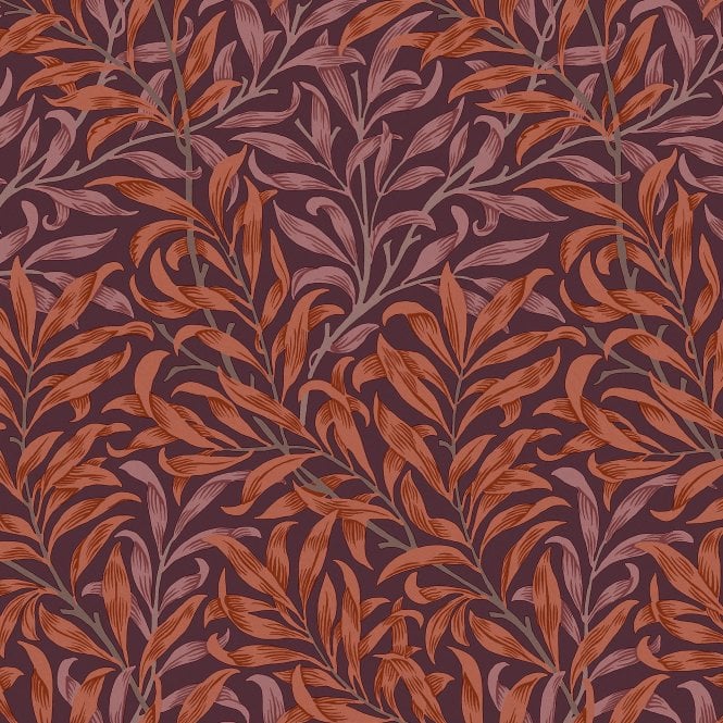 SAMPLE - Willow Bough Plum Purple Wallpaper