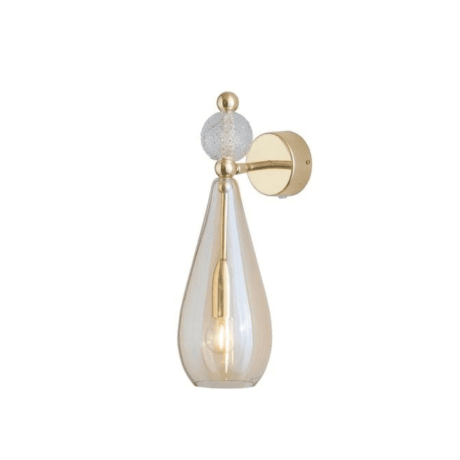 SMYKKE Wall Light Golden Smoke | Crystal Ball & Gold