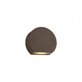 SOFIA 1 Light Outdoor Wall Dark Brown