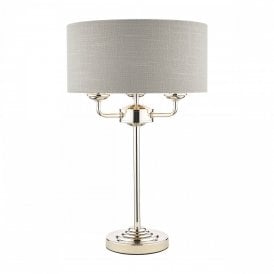 Sorrento nickel table lamp Laura Ashley