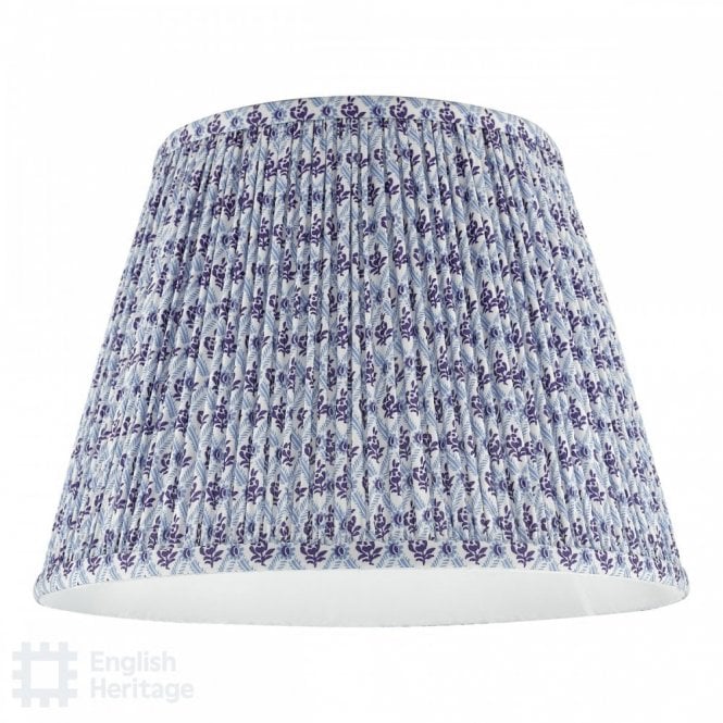 St John Street Blue Cotton Empire Shade 35cm