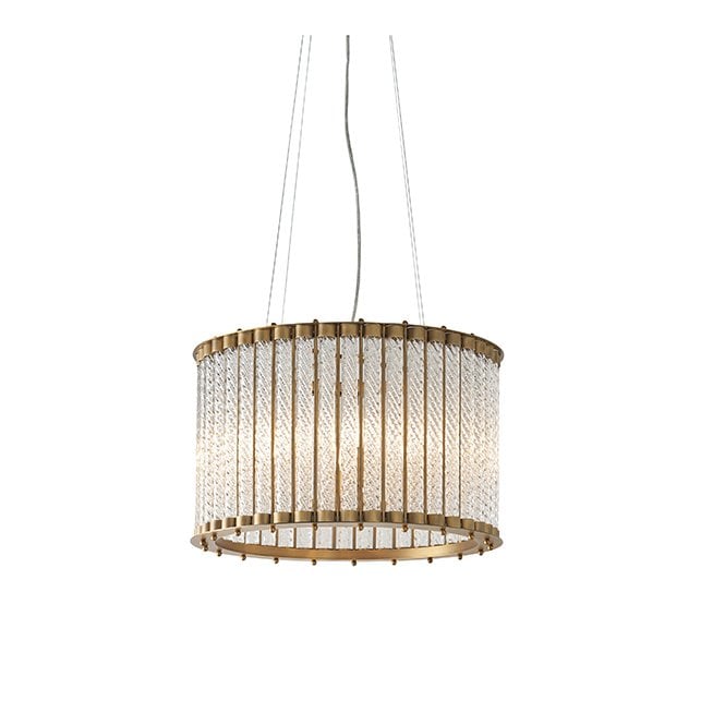 TABLA Glass Tube Chandelier