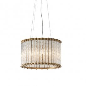TABLA Glass Tube Chandelier