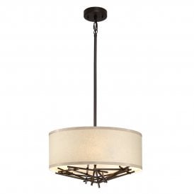 TAIKO 3 Light Pendant in Olde Bronze