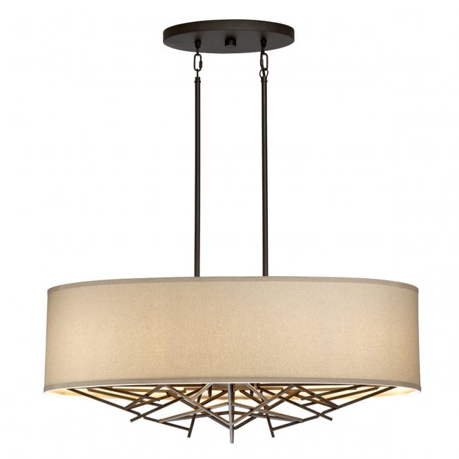 TAIKO 5 Light Island Pendant in Olde Bronze