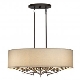 TAIKO 5 Light Island Pendant in Olde Bronze