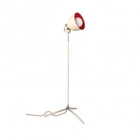 The One | Retro Style Floor Lamp with Red Inner