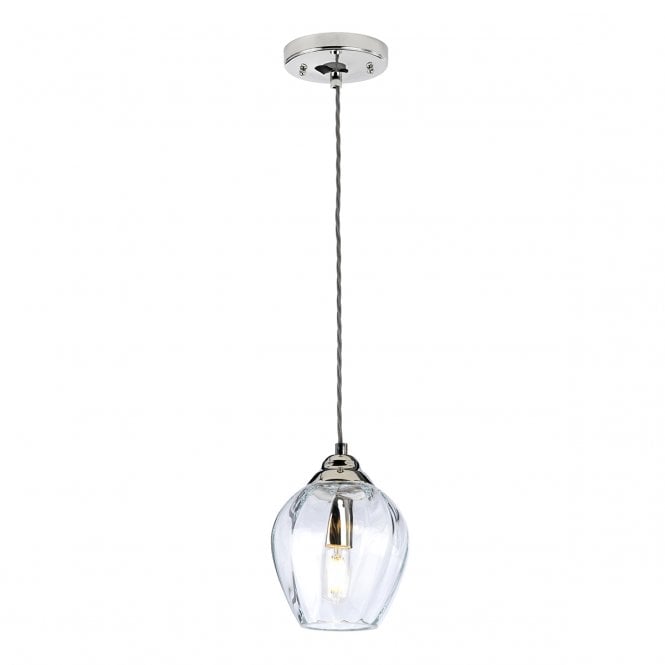 TIBER 1 Light Pendant in Polished Nickel