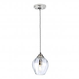 TIBER 1 Light Pendant in Polished Nickel