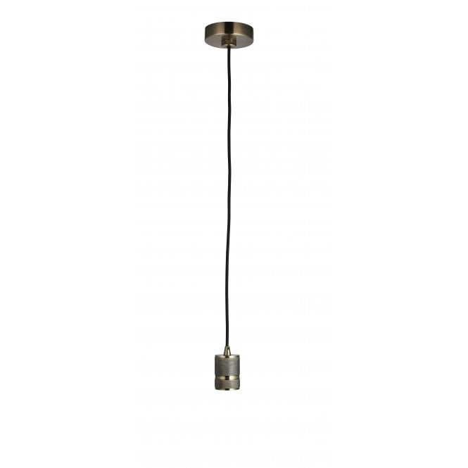 URBAN Pendant | Antique Brass Effect & Black