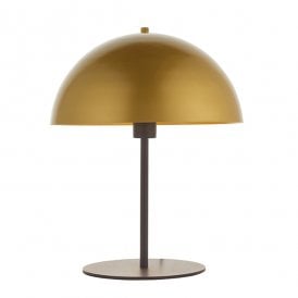 VAULT Gold And Bronze Painted Dome Table Light