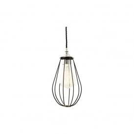 VOX Vintage Cage Pendant in Powder Coated Black