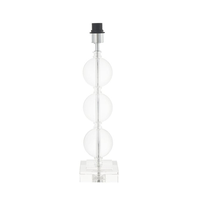 WARDEN Crystal Glass Three Sphere Table Light Base
