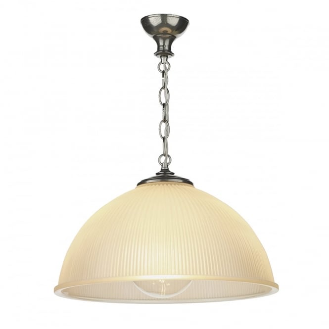 YEATS 1 Light Large Pendant Pewter